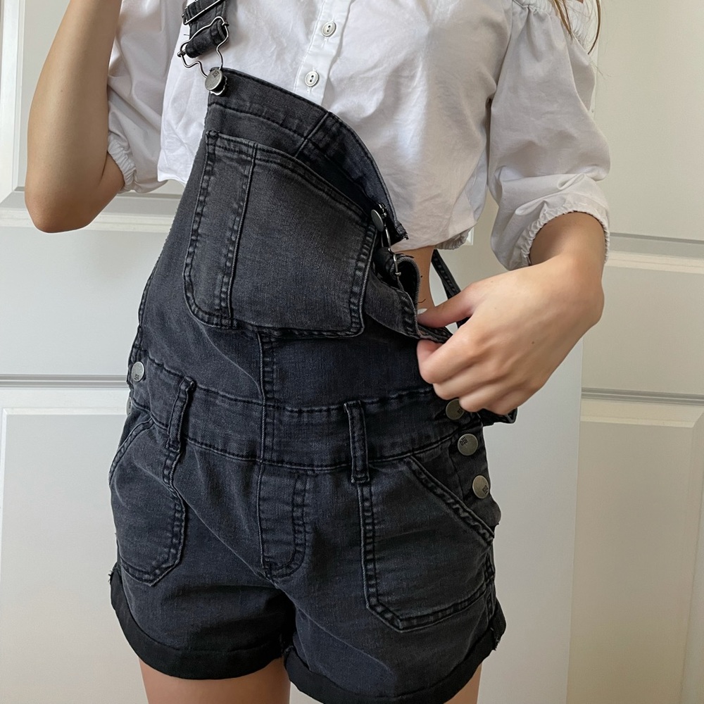 xs black overalls like new